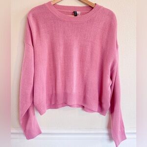 H&M Pink Crewneck Sweater